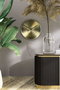 Wallity Reloj de Pared 30Sivmetsaat Decorativo Metal Aluminio Caqui 30x30 cm Silencioso